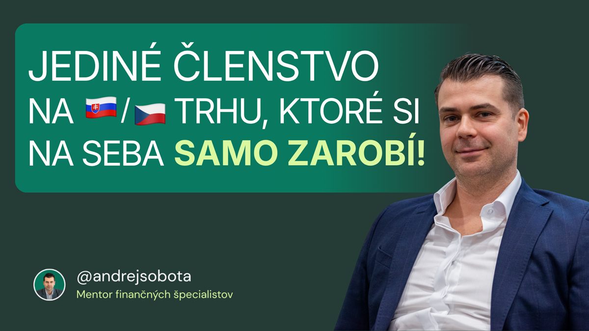 Jediné členstvo na SK/CZ trhu, ktoré si na seba samo zarobí