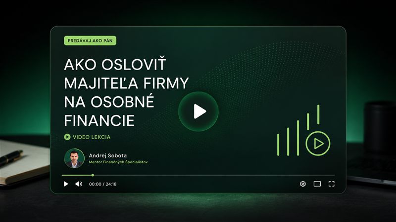 Ako osloviť majiteľa firmy na osobné financie
